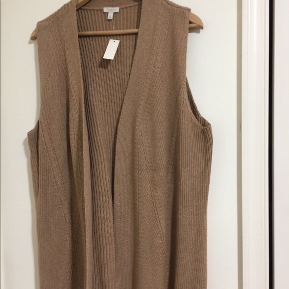 TALBOT FRONT OPEN CARDIGAN SLEEVELESS KNIT WEST - Picture 3 of 10